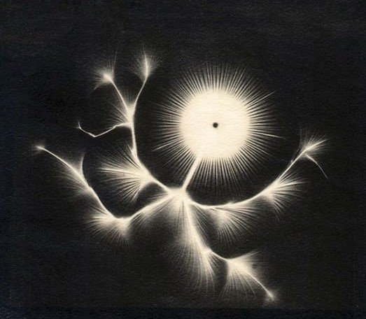 John Matthias Kuehne, Electrical discharge patterns (positive charge)