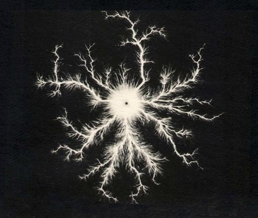 John Matthias Kuehne, Electrical discharge patterns (negative charge)